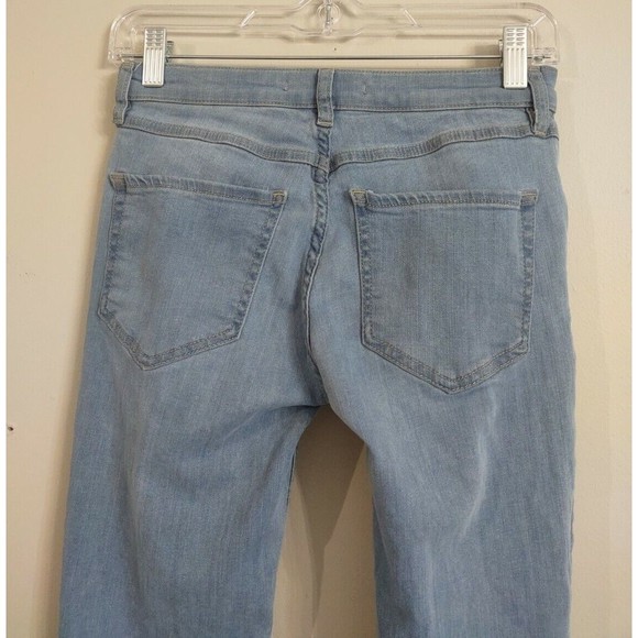 Free People Skinny Denim Jeans  Distressed Ankle Light Wash Women's Size 26 - Picture 7 of 7